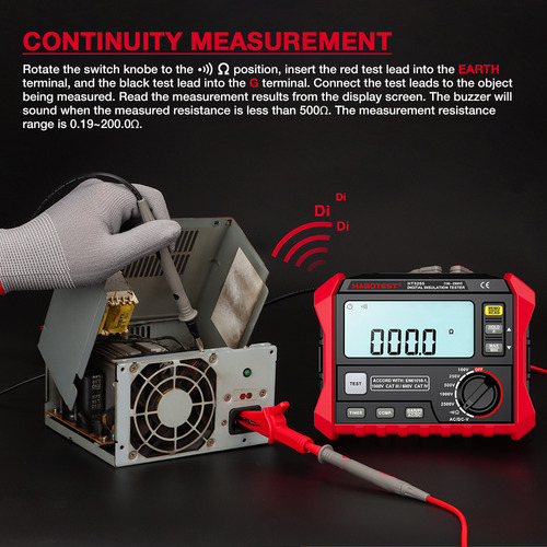 Probador De Resistencia Megger Habotest Insulation Resistanc