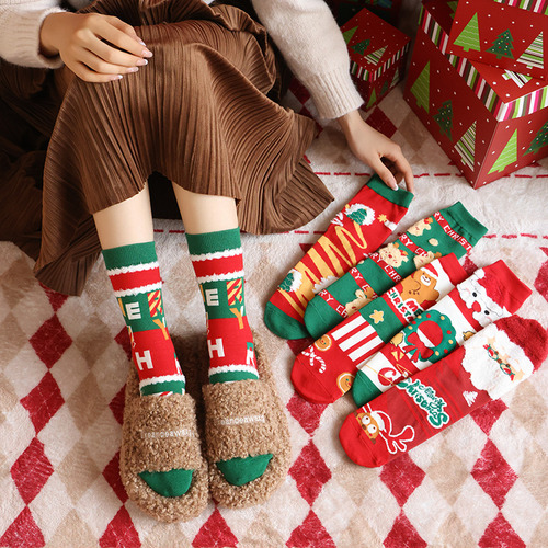 Calcetines De Navidad Caja De Regalo 4 Pares