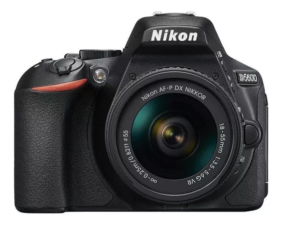 Nikon Kit D5600 18-55mm VR DSLR color negro