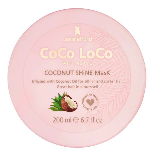 Máscara Coco Loco Com Agave Coconut Shine Tratamento 200ml