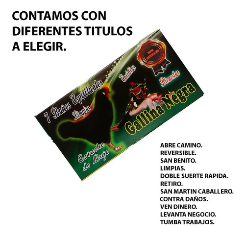 Imagen 3 de 7 de Baños Espirituales Estuche