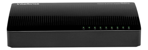 Switch 8 Portas Ethernet Até 1000mbps Sg 800 Q+ Intelbras