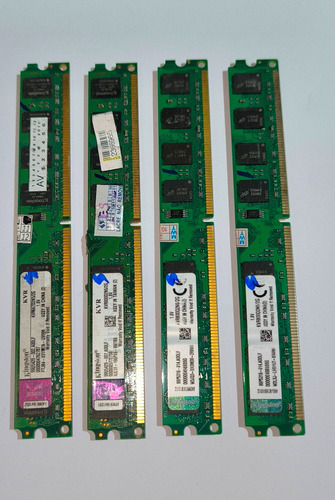 4 Memória Kingston Ddr2 2gb 800mhz Desktop (Usado)