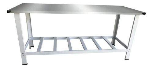 Mesa Bancada Para Açougues Reforçada 180x70 Inox Industrial