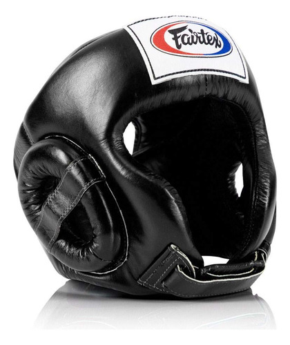 Fairtex Hg6 Muay Thai Boxing Competition Headguard (negro, .