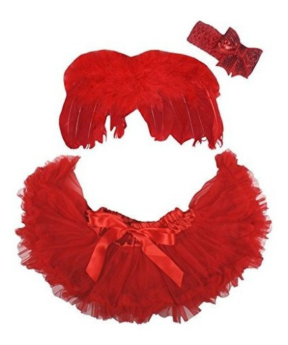 Bebe Niña - Petitebella Photo Prop Disfraz Red Angel Wing Be