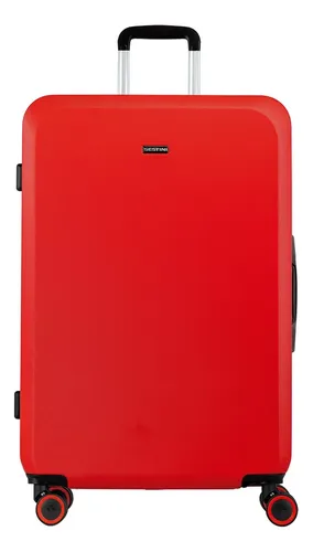 Mala Grande Sestini G 360 Uno Racer 28 77cmx50cmx29cm Preto Vermelho Textura