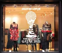 Comprar Vinilo Mundial Qatar Argentina Messi Vidriera Ploteo Locales