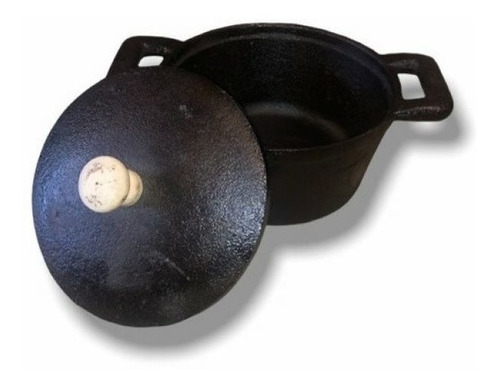 Imagen 1 de 2 de Cacerola Con Tapa De Hierro Salsera 16 Cms 1 L Dvl