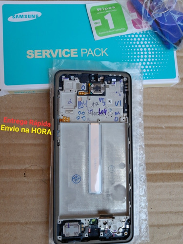 Display Tela Frontal A33 Original Nacional 5g Touch Aro Kit