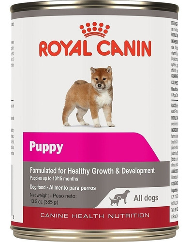 Royal Canin 24 Lata Puppy Alimento Cachorro Perro 385gr*