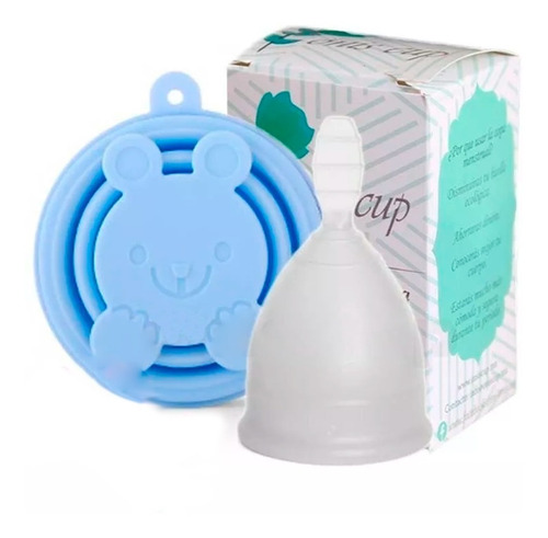 Copa Menstrual Onis Con Vaso Esterilizador Y Bolsa De Tela