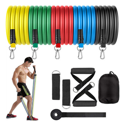Js Kit De Bandas De Resistencia Ligas For Ejercicio 11pzs