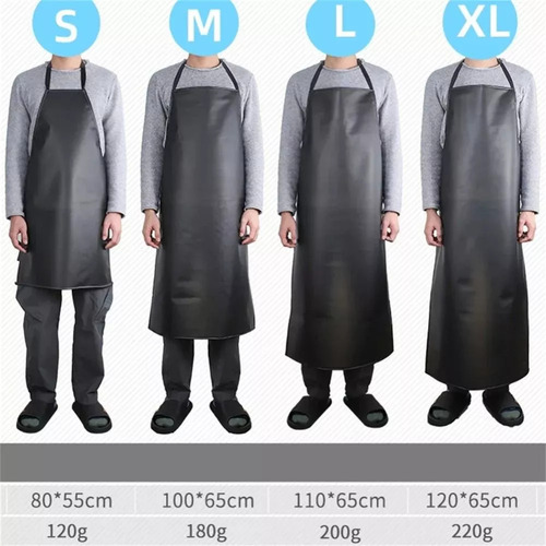 Rii Ll Delantal Cocina Pvc For Carnicería Acuática Y Comida