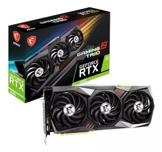 Placa De Video Msi Rtx 3080 Gaming Z Trio 10gb lhr