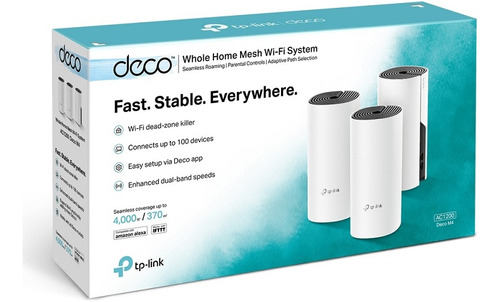 Access Point Tp-link Deco M4 Ac1200 Dual Band (3 Unidades)