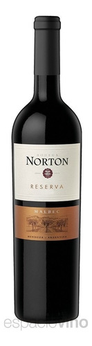 Vino Norton Reserva Malbec X6 Un. De Norton
