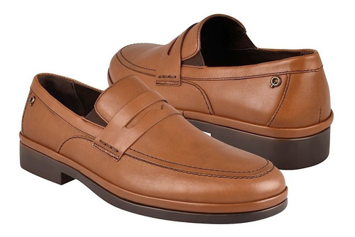 Zapatos Casuales Quirelli 88203 Piel Tan Cafe