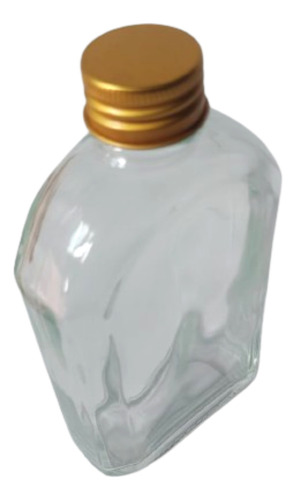 14 Botella De Vidrio Tequilera 100ml Con Tapa Anfora Pachita