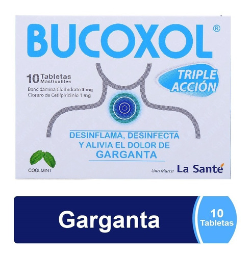 Bucoxol Garganta Cool Mint Triple Acción