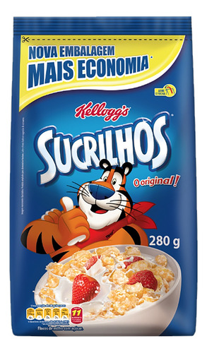 Cereal matinal Sucrilhos original pacote 280g Kellogg's