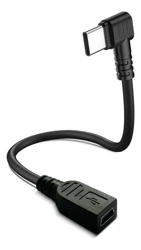comprar Cable Qamcbulc Mini Usb Hembra A Usb Tipo C Macho De 15 Cm