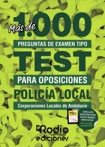 Libro: Policía Local. Corporaciones Locales: Más De 1.000 Pr