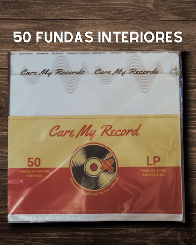 Care My Record  Fundas Interiores Para Vinilo (pack De 50)