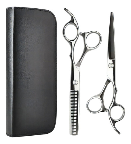 Set Tijeras Profesionales Filo Navaja + Entresacadora