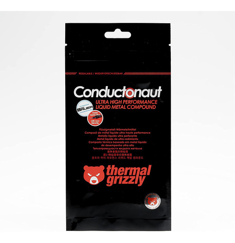 Metal Liquido Thermal Grizzly Conductonaut Extreme 5gr Origi