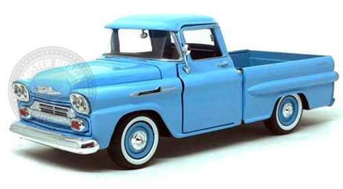 Miniatura Chevy Apache Pick-up 1959 Motormax 1/24 Azul
