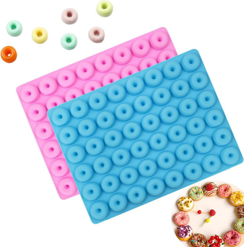 Y Molde Silicon 48 Mini Donas Aros - Chocolates Gomitas