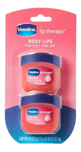 Vaseline Lip, Rosy Pack 2, Bálsamo Para Labios