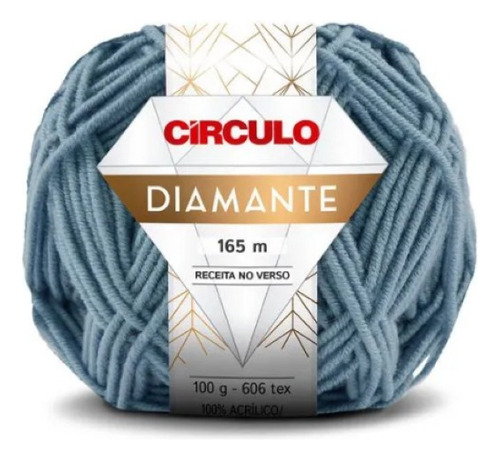 Lã Fio Diamante Círculo 100g 165m - Crochê / Tricô Inverno Cor 2927