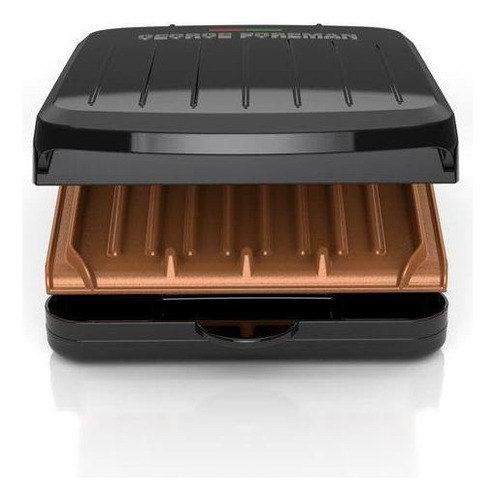 Parrilla Compacta George Foreman Para 2 Porciones, 110 V Negro