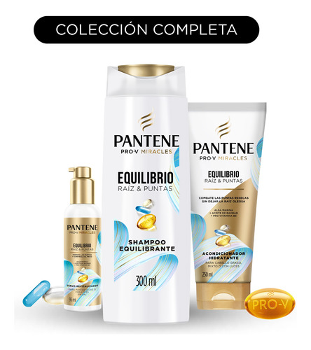 Tratamiento Completo Pantene Pro-v Miracles Equilibrio