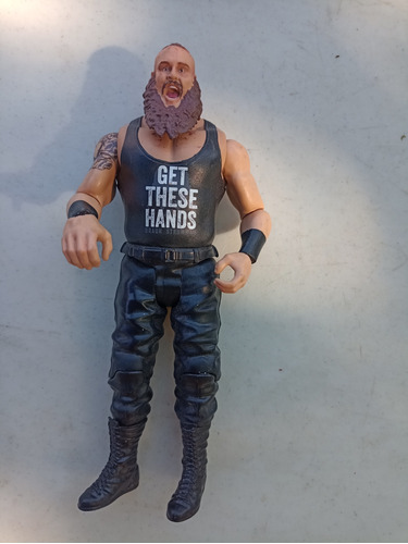 Wwe Luchador Mattel Básico Monster Braun Strowman Detalle