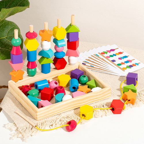 Juego De Rompecabezas Montessori Wooden Toys Que Combinan