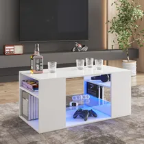 Comprar Hommpa Mesas De Centro Led Para Sala De Estar Mesa De Centro