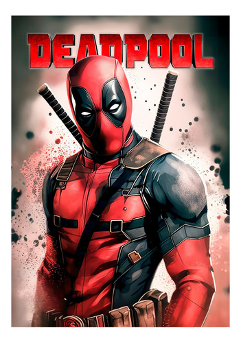 Póster Para Cuadro Diseño Decorativo Comic X-men Deadpool