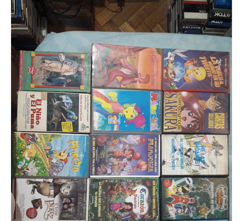 Vhs Peliculas Oríginales Infantiles Clasicos Anime (Usado)