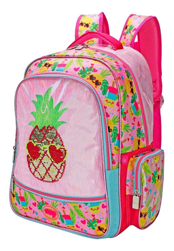 Mochila Primaria Iridiscente Wilys Kids Modelo: Wt312