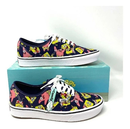 Tenis Vans Authentic Bob Sponga Spongebob Comfycush