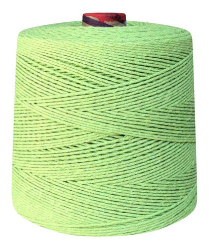 Linha De Crochê Colorida Eco Brasil 6 Fios 1 Kg Barbante Cor Verde Abacate