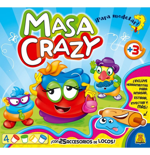 Juego De Masa Didactico Masa Crazy Implas En Mi Cielo Azul