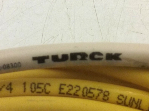 Turck Rk4.4t-3-rs4.4t/s1587/sv Cordset Double Ended Mal Bbd