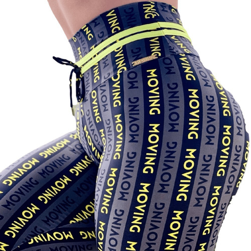 Imagem 3 de 5 de Calça Cintura Alta Com Franzido Efeito Empina Bumbum 922