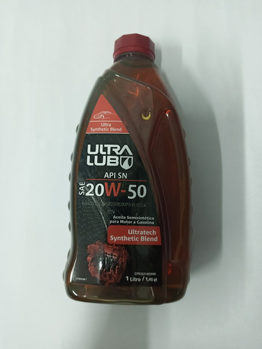 Aceite Semi-sintetico 20w50 Ultra Lub 