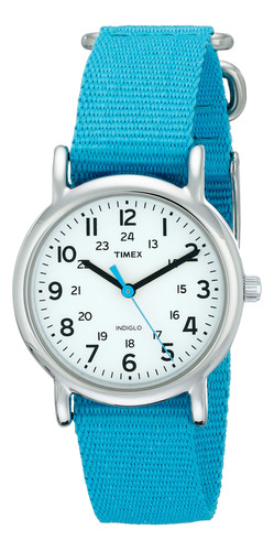 Reloj Timex Weekender T2n836 Para Mujer Con Correa De Nylon