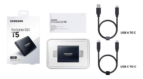 Disco Duro Externo Sólido Samsung T5 De 1tb - Nuevo !